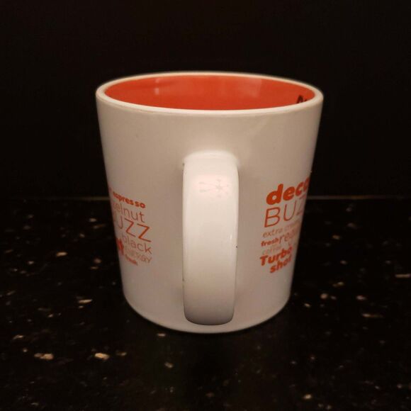 Dunkin Donuts Coffee Mug 2011 Buzz Words Advertisement Cup - Picture 4 of 10